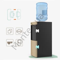 Geçmeli Tip Buzdolabı ve Dolap İçin Çocuk Güvenlik Kilidi Yapışkanlı, Karma Renk