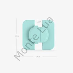 Geçmeli Tip Buzdolabı ve Dolap İçin Çocuk Güvenlik Kilidi Yapışkanlı, Karma Renk