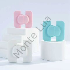 Geçmeli Tip Buzdolabı ve Dolap İçin Çocuk Güvenlik Kilidi Yapışkanlı, Karma Renk