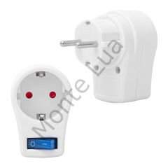 Anahtarlı Akım Korumalı Tekli Priz 10 Amper - 2510 Watt, Powermaster, Bilgisayar, Buzdolabı, Televizyon, Çamaşır Makinesi