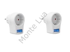 Anahtarlı Akım Korumalı Tekli Priz 10 Amper - 2510 Watt, Powermaster, Bilgisayar, Buzdolabı, Televizyon, Çamaşır Makinesi