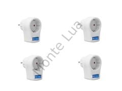 Anahtarlı Akım Korumalı Tekli Priz 10 Amper - 2510 Watt, Powermaster, Bilgisayar, Buzdolabı, Televizyon, Çamaşır Makinesi