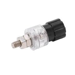 Şeffaf 4mm Büyük Boy Banana Born Klemens, 24A, 4 Adet, Siyah, IC-240B