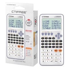 417 Fonksiyonlu Geniş Çift Satır Kitap Ekran Bilimsel Hesap Makinesi, UL-991ES PLUS Max serisi