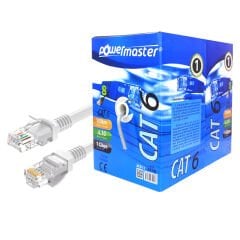 Cat6 23 AWG 100 Metre Ethernet Network Kablosu, Powermaster