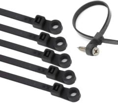 Vida Delikli Kablo Bağı Plastik Kelepçe 100lü Paket Siyah 3.6x150mm