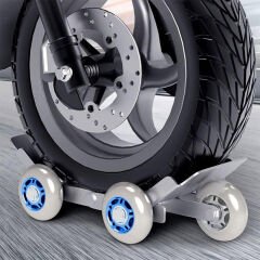 Motosiklet Dolly Tekerliği Ağır İş Makina Taşıma Tekerlik Kolay Manevra