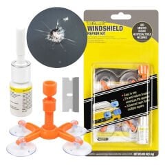 Araç Ön Cam Kırık Çatlak Giderici Hızlı Tamir Kiti 2,5 cm çap kadar uygundur, 3ml 5 Film,