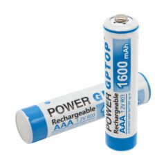 Ni-MH, 1.2V 1600mAh, AAA Şarj Edilebilir, Şarjlı İnce Kalem Pil, (2'li Paket)