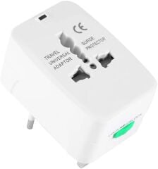 Universal Çoklu Priz Çevirici Dönüştürücü Seyahat Adaptörü, 150+ Ülke, 125V-250V-6A-13A, Narita NRT-640