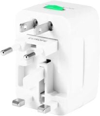 Universal Çoklu Priz Çevirici Dönüştürücü Seyahat Adaptörü, 150+ Ülke, 125V-250V-6A-13A, Narita NRT-640